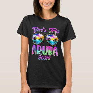 Camiseta Girls Trip Aruba 2026 Summer Beach Weekend