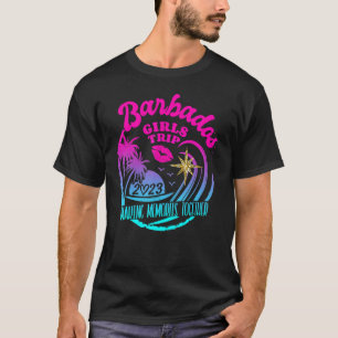 Camiseta Girls Trip Barbados 2023 For Womens Weekend Birthd