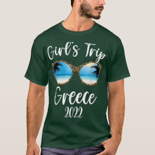 Camiseta Girls Trip Grécia 2022 Beach Sunglass primavera su
