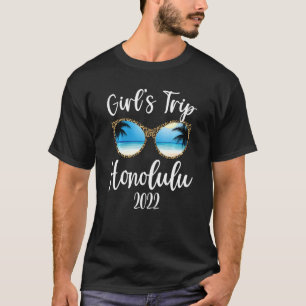 Camiseta Girls Trip Honolulu 2022 Beach Sunglass Sprint S