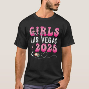 Camiseta Girls Trip Las Vegas 2025 USA Summer Vacation Ladi