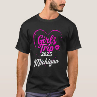Camiseta Girls Trip Michigan 2025 Feminina Fim de 
