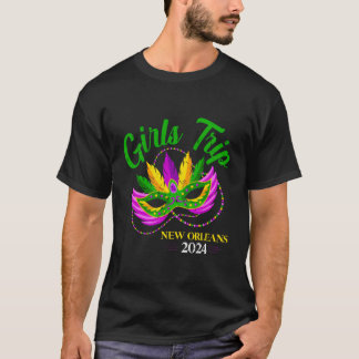 Camiseta Girls Trip New Orleans 2024 Vacation Matching Bach