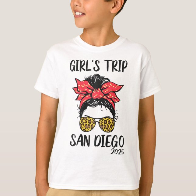 Camiseta Girls Trip San Diego 2025 Vacation Girls Weekend M (Frente)