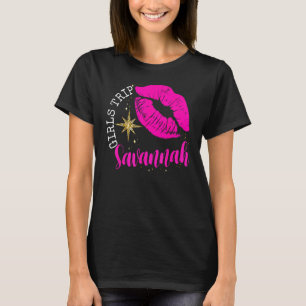 Camiseta Girls Trip Savannah 2024 Girls Weekend Birthday Sq