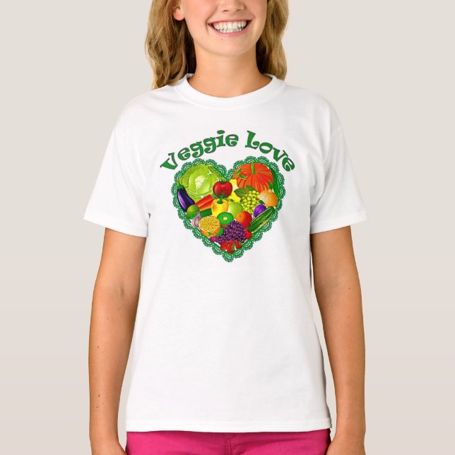 Camiseta Girls Veggie Love Cami (Frente)