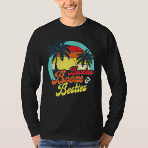 Camiseta Girls Weekend Trip Florida 2022 Beaches Booze & Be