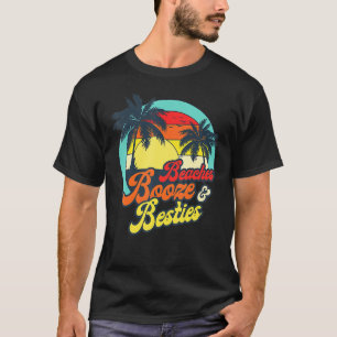 Camiseta Girls Weekend Trip Florida 2022 Beaches Booze & Be