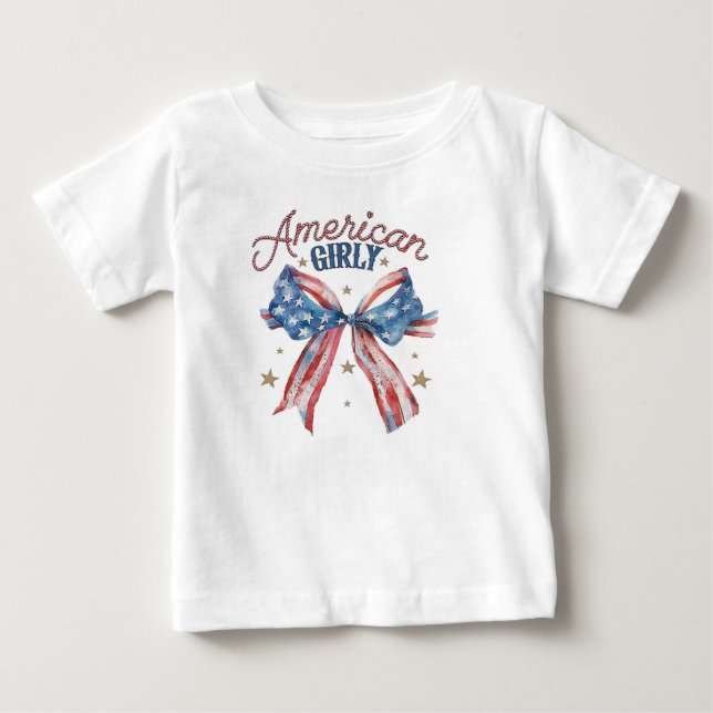 Camiseta Girly Americana (Frente)