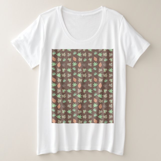 Camiseta Girly Floral Pattern (Frente do Design)