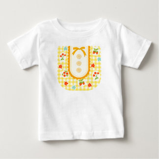 Camiseta Girly gingham check pattern with cute ribbon
