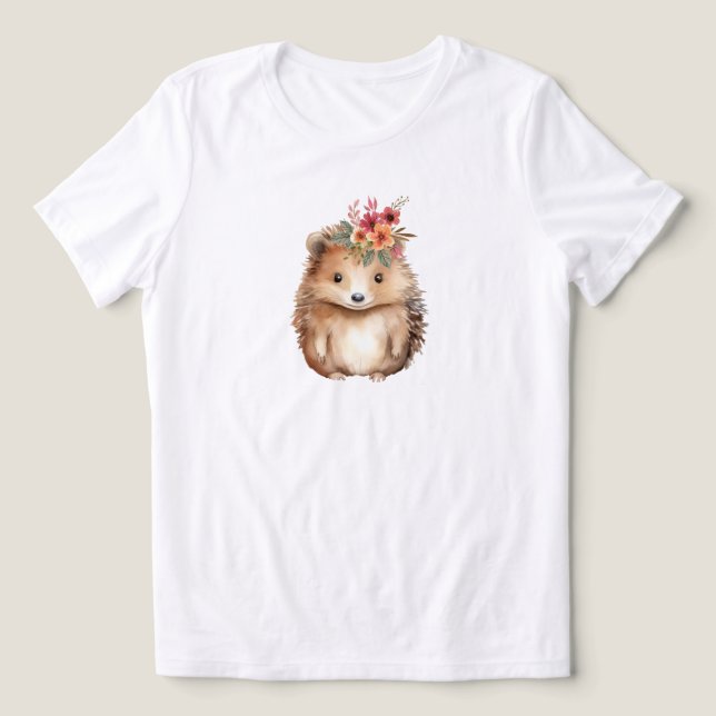 Camiseta Girly Hedgehog (Design frontal)