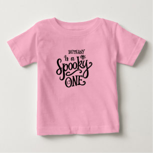 Camiseta Girly Spooky Um Primeiro Aniversário De Halloween
