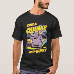 Camiseta Giro De Construção De Bacalhau Meio Chunky Tipo Hu