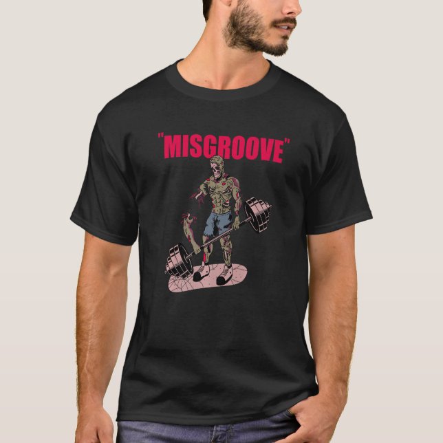 Camiseta Giro de elevação de peso com casco de guincho (Frente)