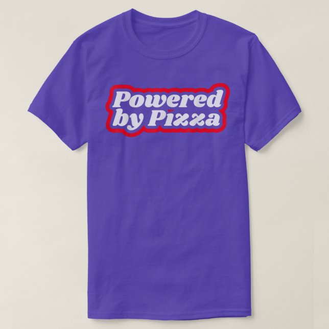 Camiseta Giro de Malhação de Pizza Workout (Frente do Design)