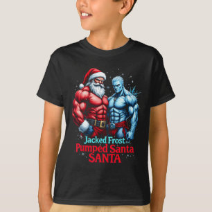 Camiseta Giro De Natal Do Papai Noel, Jacob Frost E Pumped