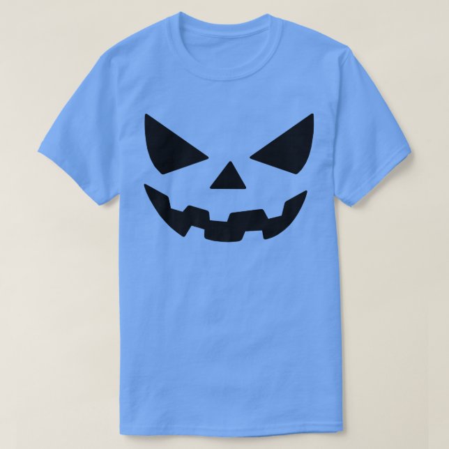 Camiseta Giro Jack O Lanterna Face - Pumpki Assustador do H (Frente do Design)