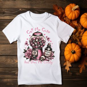 Camiseta Giro no Estilo Spooky: Sublimação Rosa de Hallowee