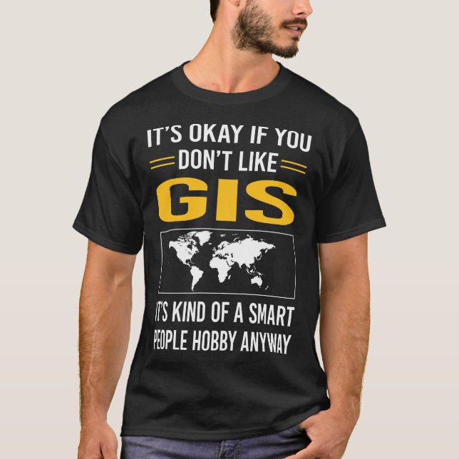 Camiseta GIS do Smart Pessoas (Frente)