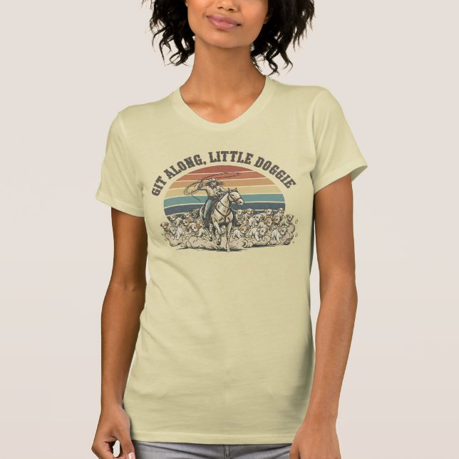 Camiseta Git Along Little Doggie (Frente)