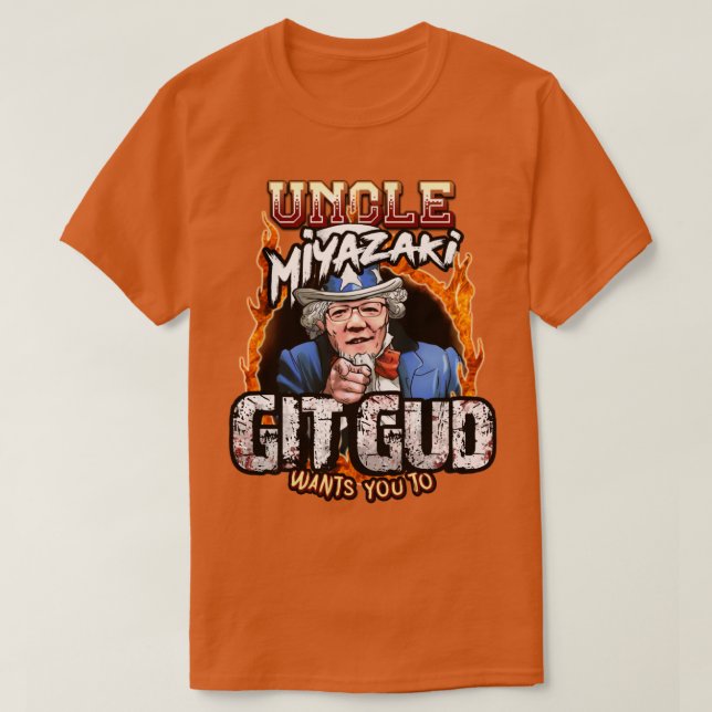 Camiseta Git Gud (Frente do Design)