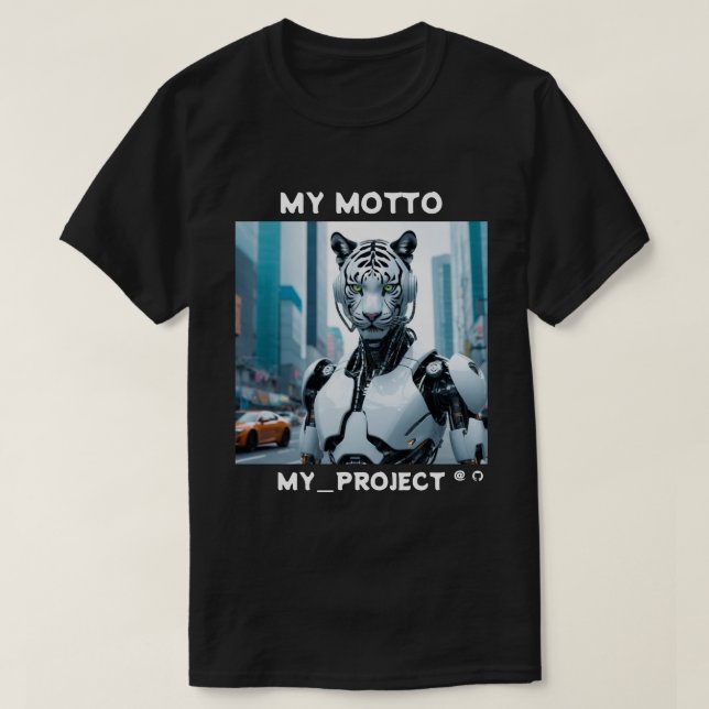 Camiseta GitHub project template (Frente do Design)
