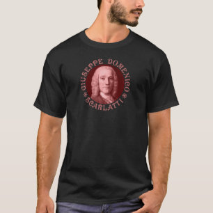 Camiseta Giuseppe Domenico Scarlatti - Vermelho - ZZ T-Shir