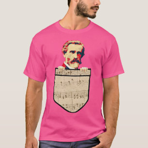 Camiseta Giuseppe Verdi Classic Music Composer Retro Em M