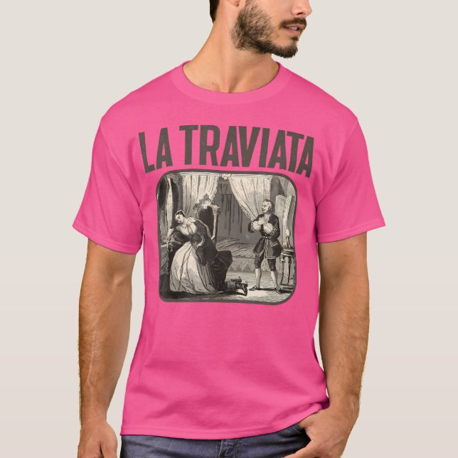 Camiseta Giuseppe Verdi La Traviata - Design De Ópera (Frente)