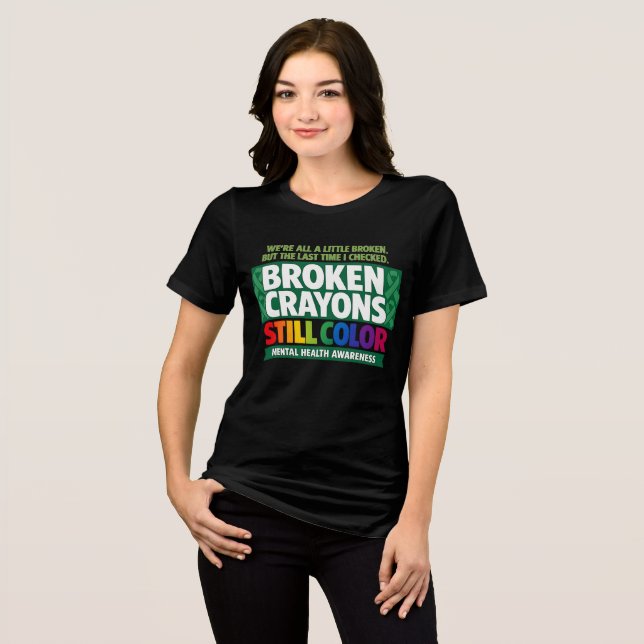 Camiseta Giz Crayons Quebrados (Frente Completa)