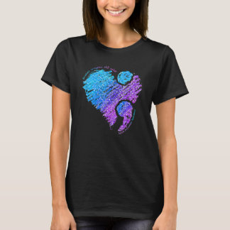 Camiseta Giz Crayons Quebrados Ainda Colorem Conscientizaçã