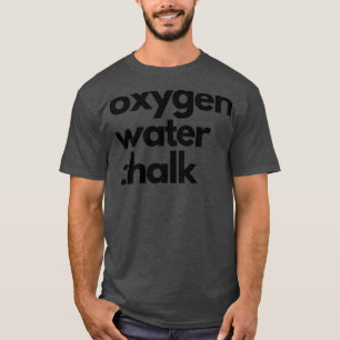 Camiseta Giz de água de oxigênio