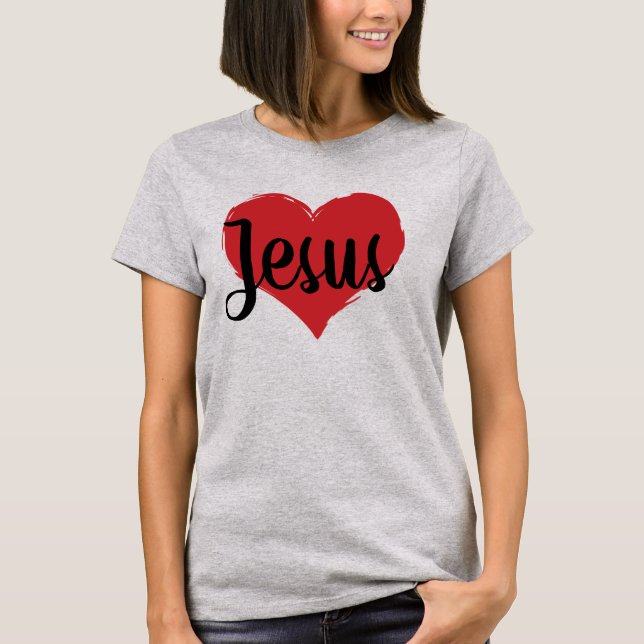 Camiseta giz giro JESUS HEART | (Frente)