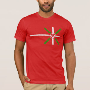 Camiseta Giz original Ikurriña e Lauburu tirados,