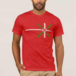 Camiseta Giz original Ikurriña e Lauburu tirados,