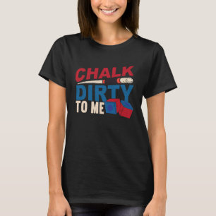 Camiseta Giz Para Mim Tacos de Bilhar Snooker