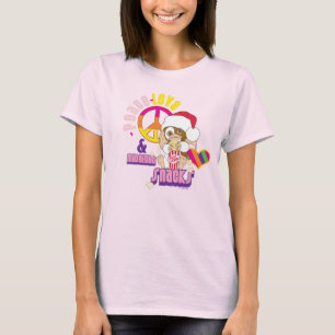 Camiseta Gizmo Peace Love & Midnight Snacks