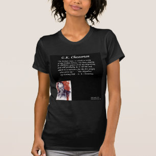 Camiseta GK Chesterton & Linha de Abertura de Livro