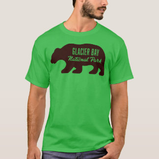 Camiseta Glaciar Bay National Park Bear Brown