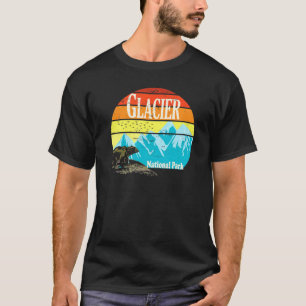 Camiseta Glaciar USA National Park Rv Camping Bear Vi