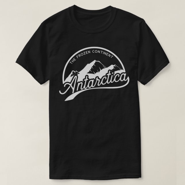 Camiseta Glaciares Antárticos (Frente do Design)