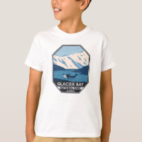 Glacier Bay National Park Alaska Orca Art Vintage