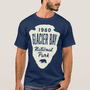 Camiseta Glacier Bay National Park Bear Arrohead Tan
