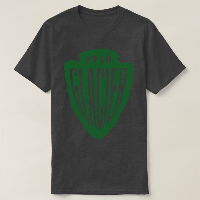 Camiseta Glacier National Park Arrohead Green (Frente do Design)