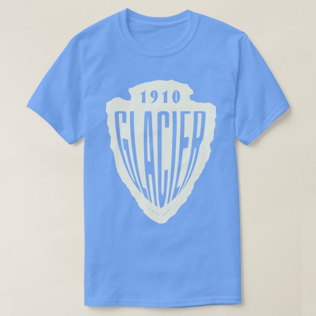 Camiseta Glacier National Park Arrohead Tan (Frente do Design)