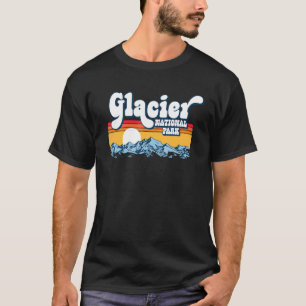 Camiseta Glacier National Park Montanhas Vintage — Oitenta