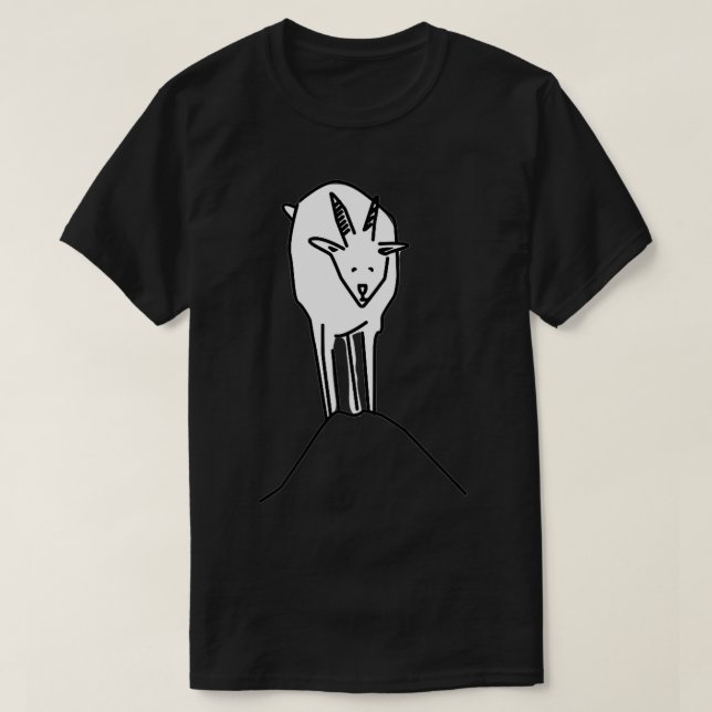 Camiseta Glacier Park Goat Design (Frente do Design)