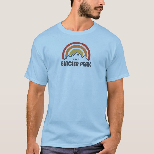 Camiseta Glacier Peak, Washington (Frente)