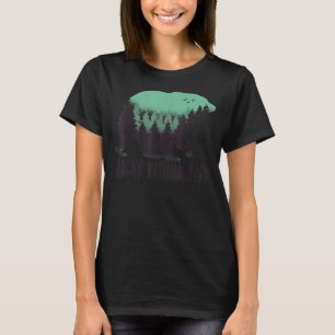 Camiseta Glacier U's National Park Bear Trees Montana Viage